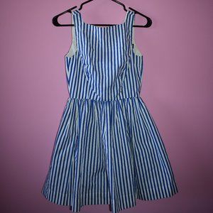BLUE STRIPED DRESS BY AMERICAN APPAREL